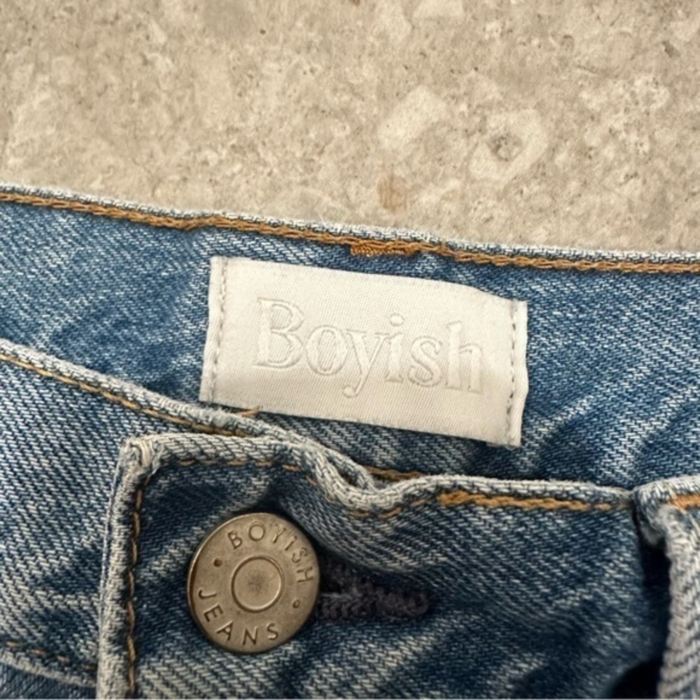 Boyish Embroidered High Rise Billy Fantasia Jeans size 23 - Picture 6 of 11